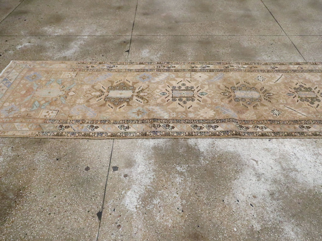 Vintage Persian Heriz Runner (Pair: 2 of 2), No.28294 - Staging