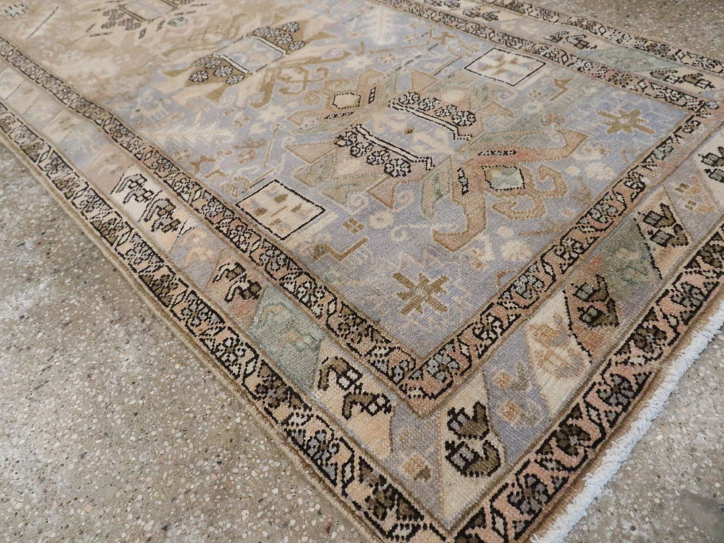 Vintage Persian Heriz Runner (Pair: 2 of 2), No.28294 - Staging