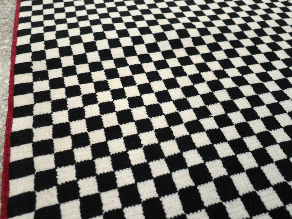 Vintage Persian Afshar Rug, No.28295 - Staging