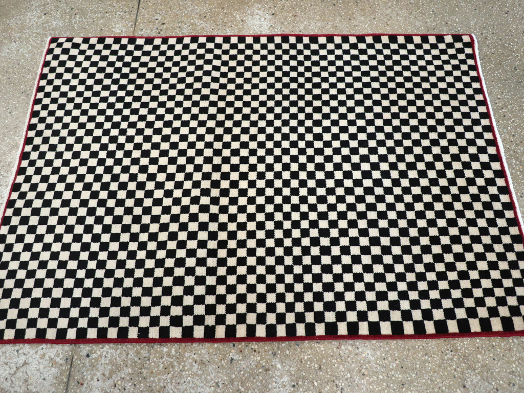 Vintage Persian Afshar Rug, No.28295 - Staging