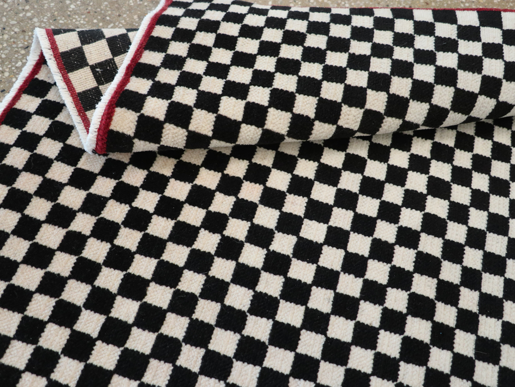 Vintage Persian Afshar Rug, No.28295 - Staging