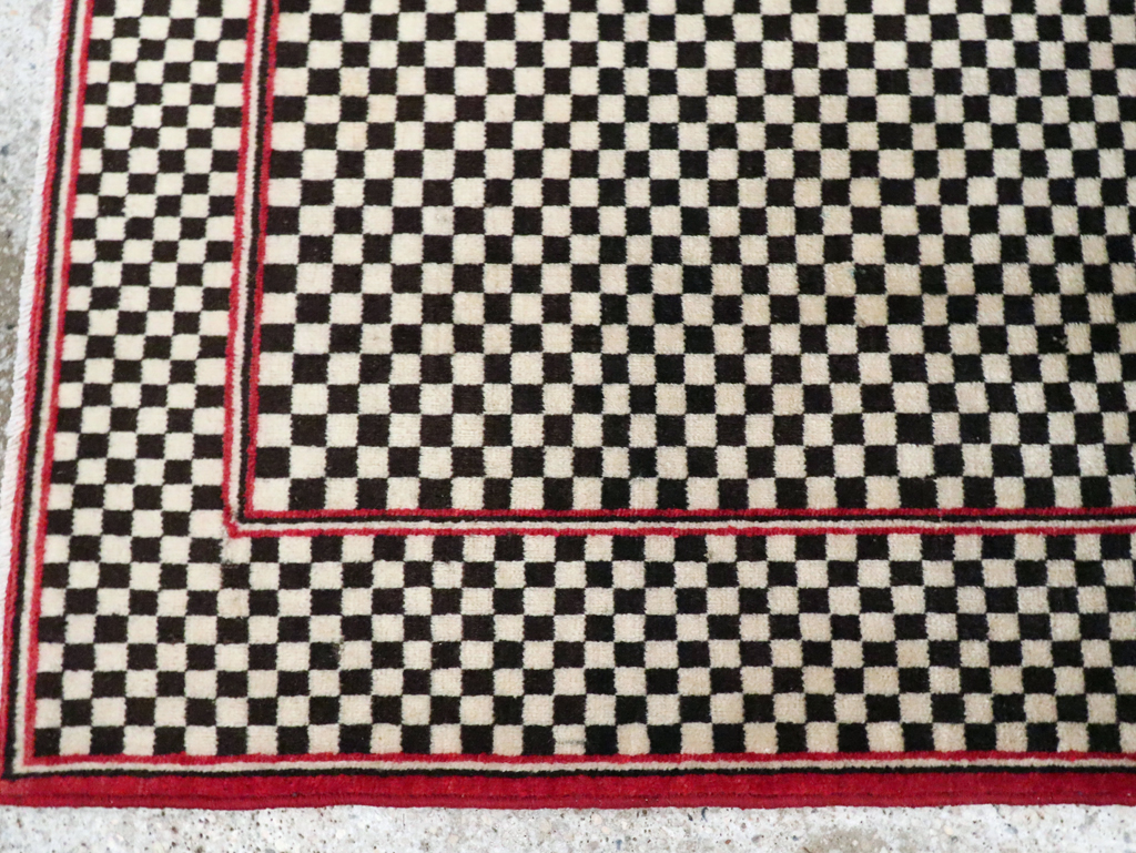 Vintage Persian Afshar Rug, No.28296 - Staging