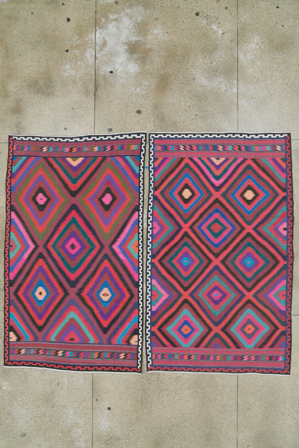 Vintage Persian Flatweave, No.28298 - Staging