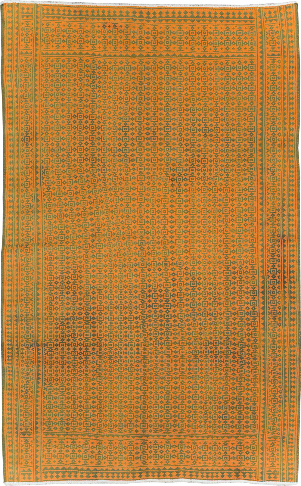 Vintage Persian Cotton Flatweave, No.28300 - Staging