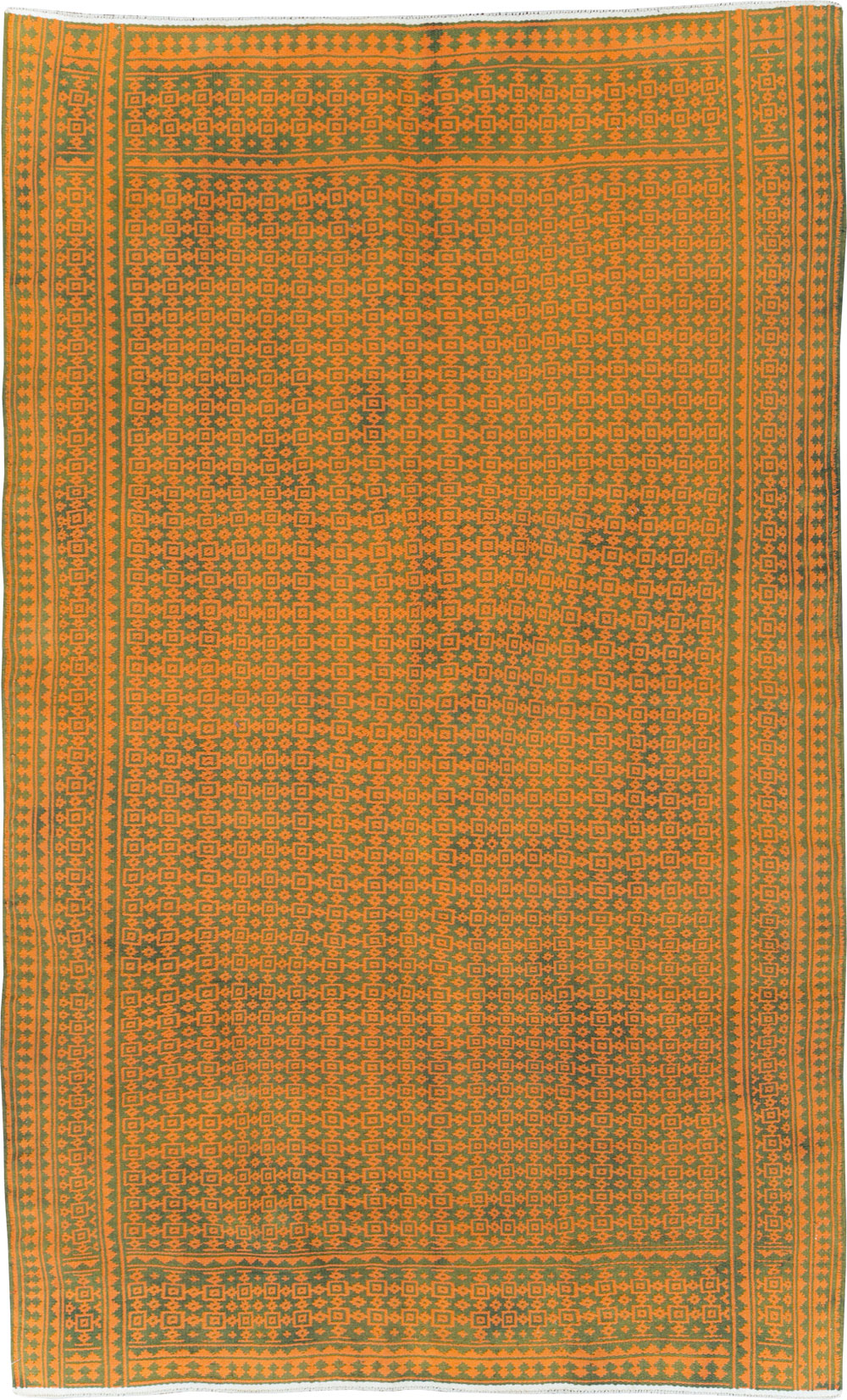 Vintage Persian Cotton Flatweave, No.28300 - Staging