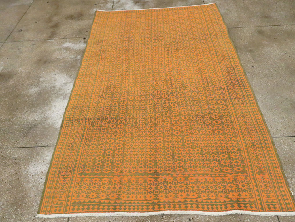 Vintage Persian Cotton Flatweave, No.28300 - Staging