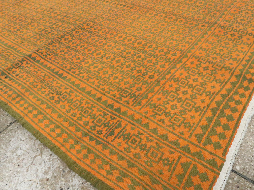 Vintage Persian Cotton Flatweave, No.28300 - Staging
