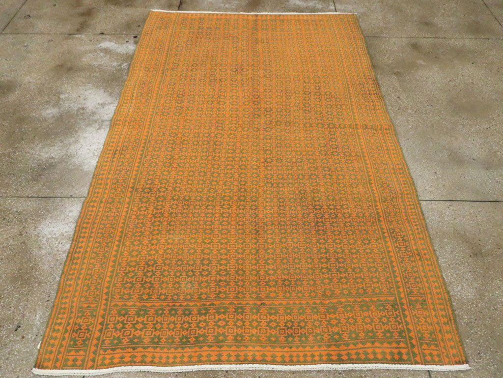 Vintage Persian Cotton Flatweave, No.28300 - Staging