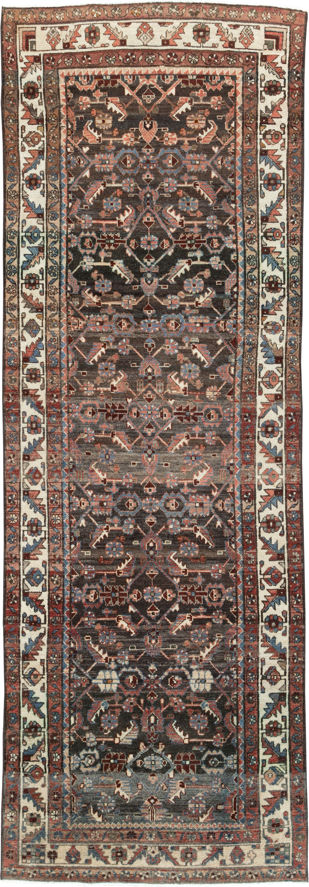 Vintage Persian Malayer Runner, No.28304 - Staging