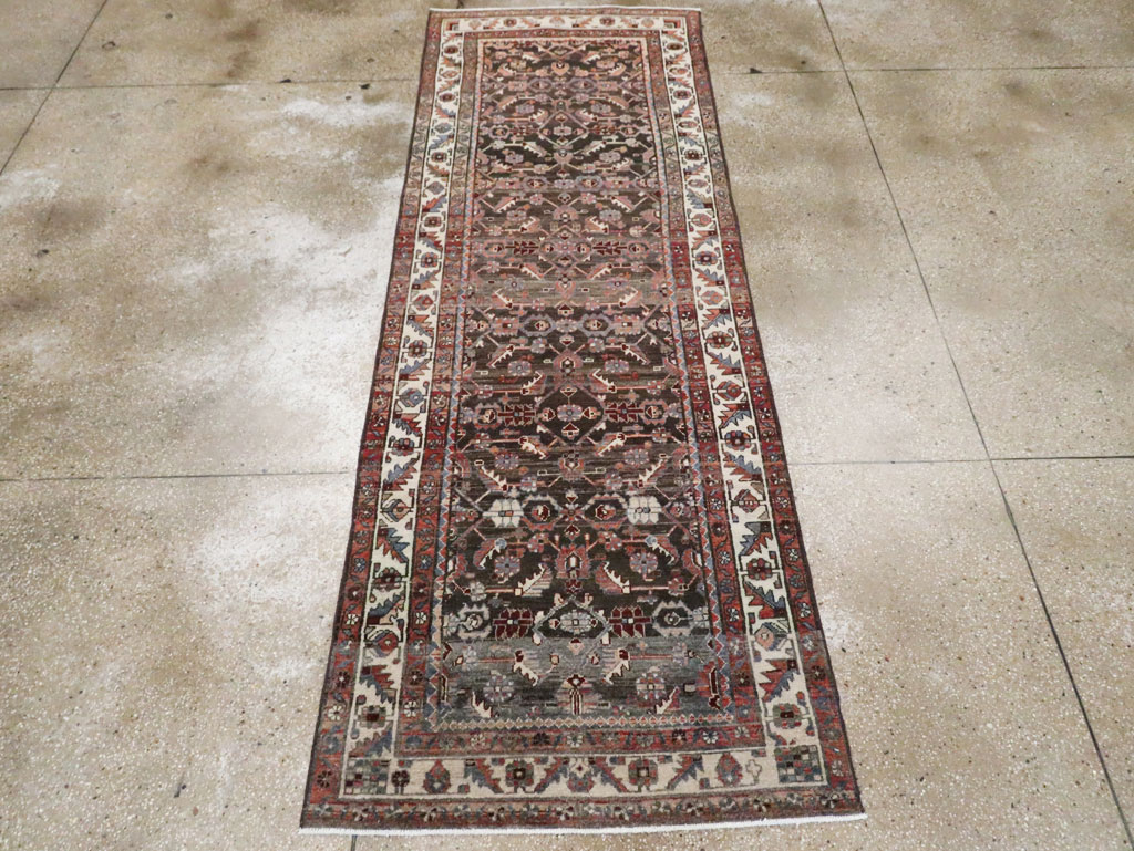 Vintage Persian Malayer Runner, No.28304 - Staging