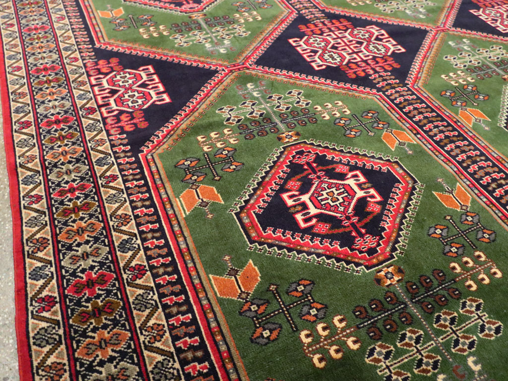 Vintage Turkoman Carpet, No.28323 - Staging