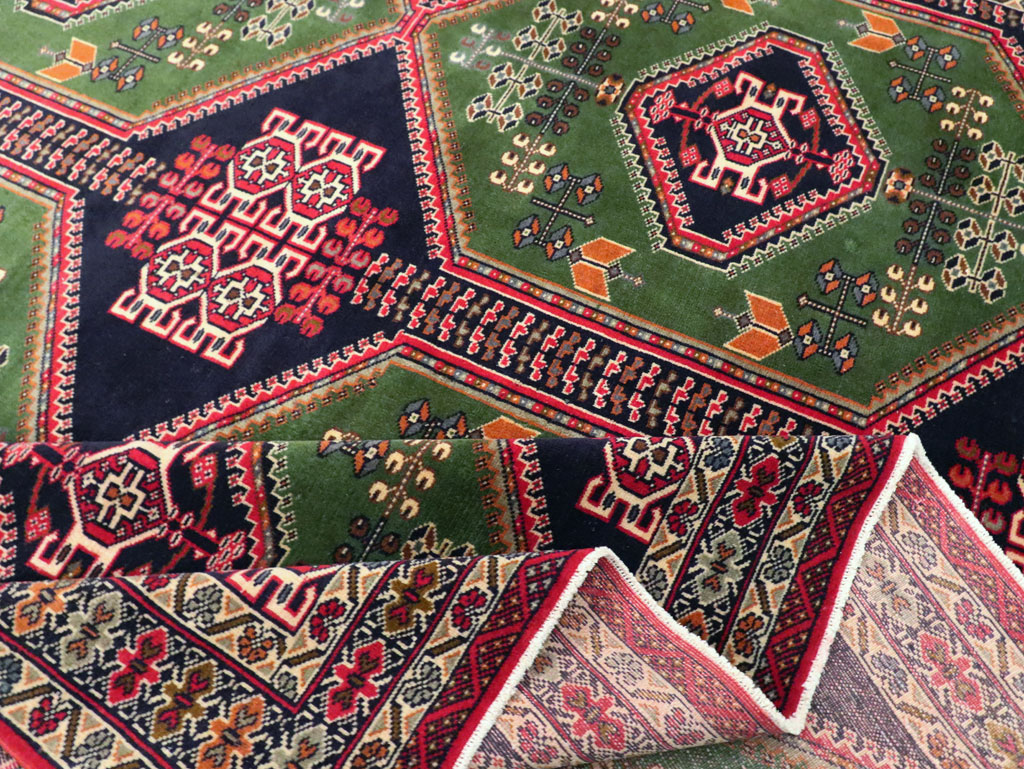 Vintage Turkoman Carpet, No.28323 - Staging