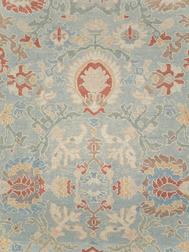 Modern Turkish Oushak Carpet, No.28332 - Staging