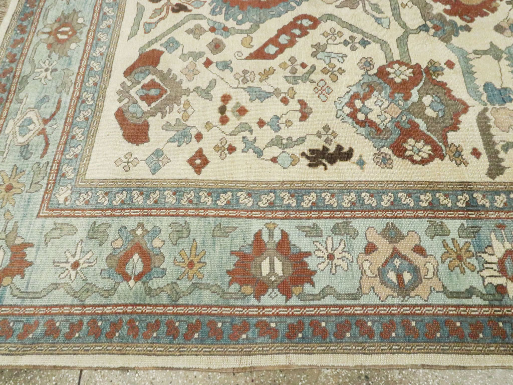 Modern Turkish Oushak Carpet, No.28338 - Staging