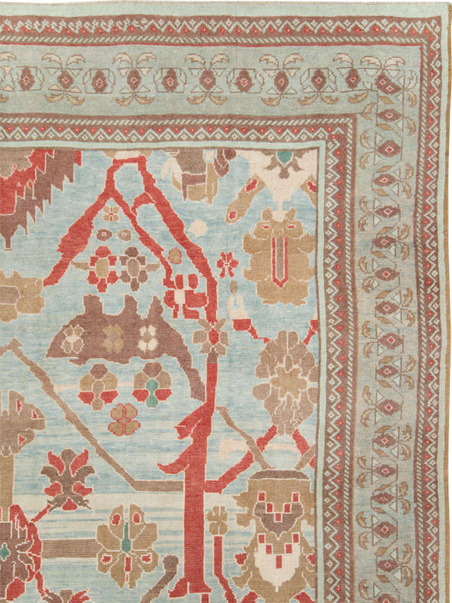 Modern Turkish Oushak Style Carpet, No.28341 - Staging