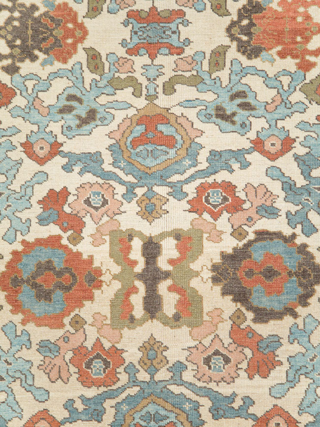 Modern Turkish Oushak Small Room Size Carpet, No.28343 - Staging
