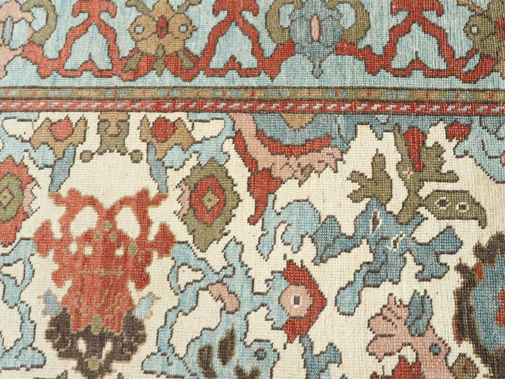 Modern Turkish Oushak Small Room Size Carpet, No.28343 - Staging