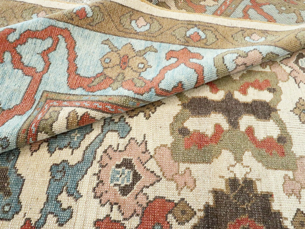 Modern Turkish Oushak Small Room Size Carpet, No.28343 - Staging