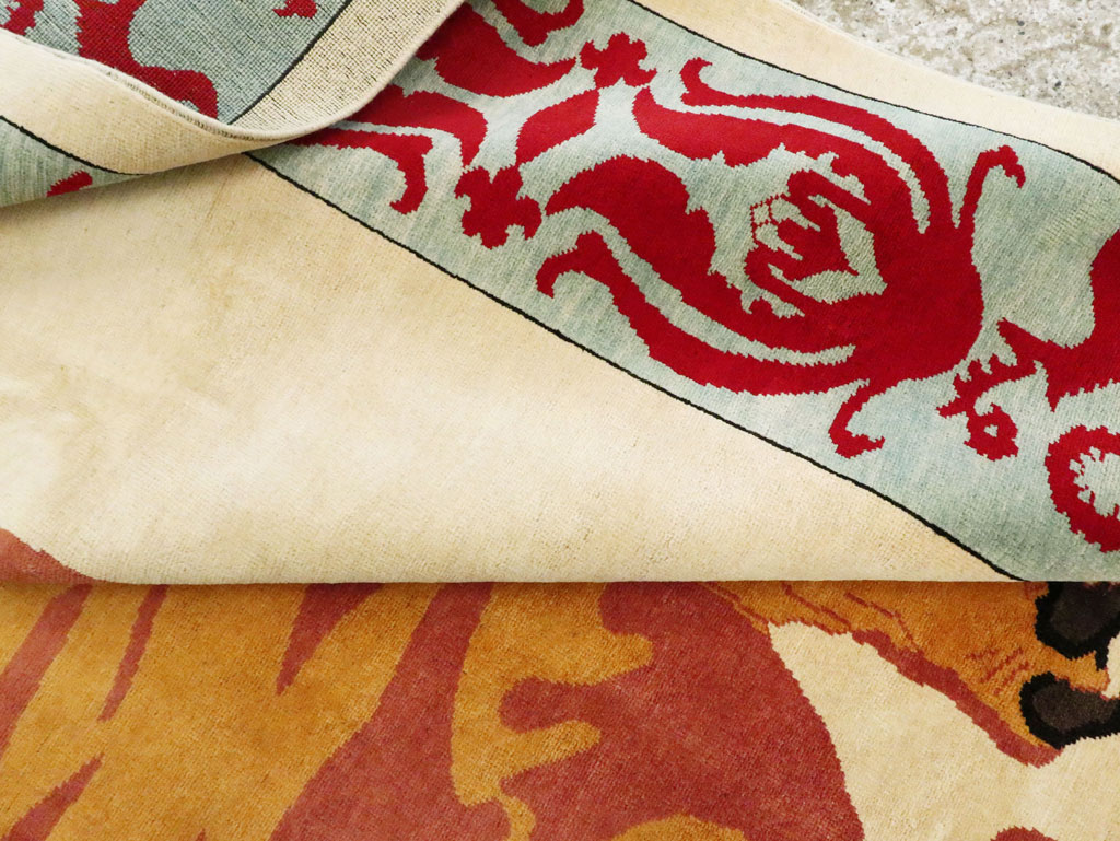 Modern Turkish Pictorial Carpet, No.28351 - Staging