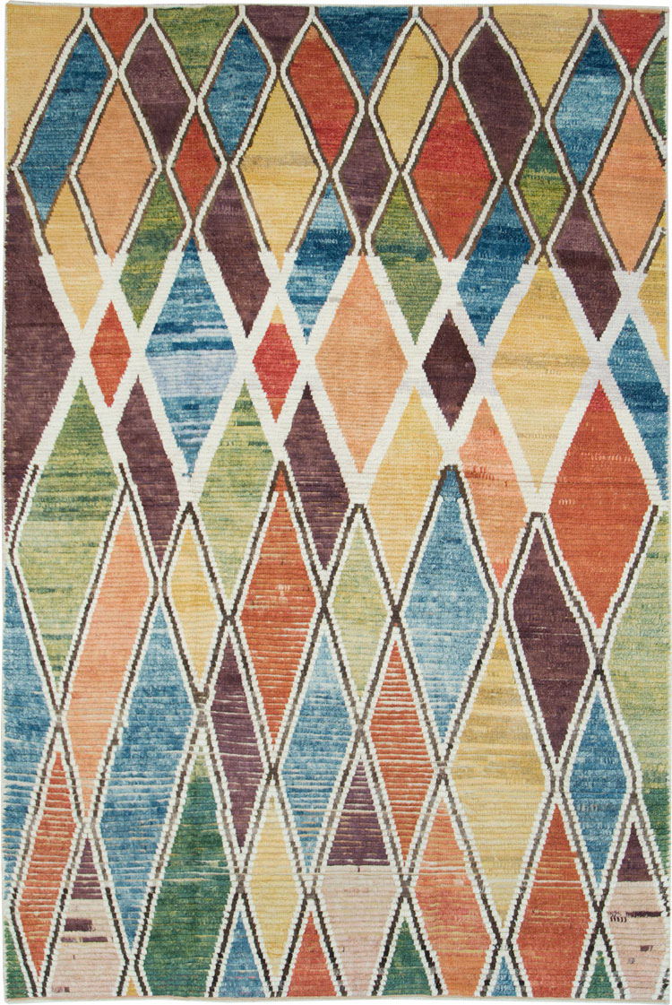 Modern Turkish Tulu Room Size Carpet, No.28353 - Staging