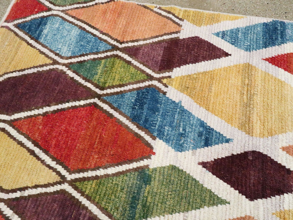 Modern Turkish Tulu Room Size Carpet, No.28353 - Staging