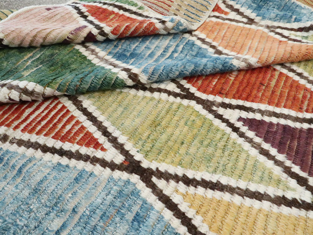 Modern Turkish Tulu Room Size Carpet, No.28353 - Staging