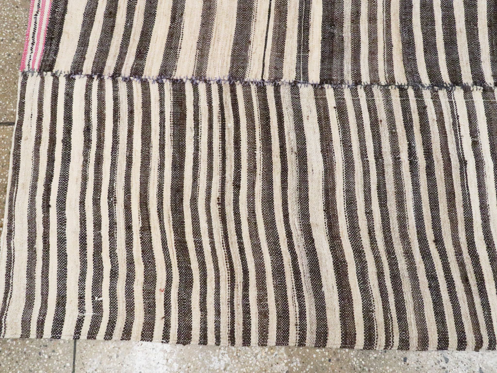 Vintage Persian Flatweave Kilim Rug, No.28380 - Staging