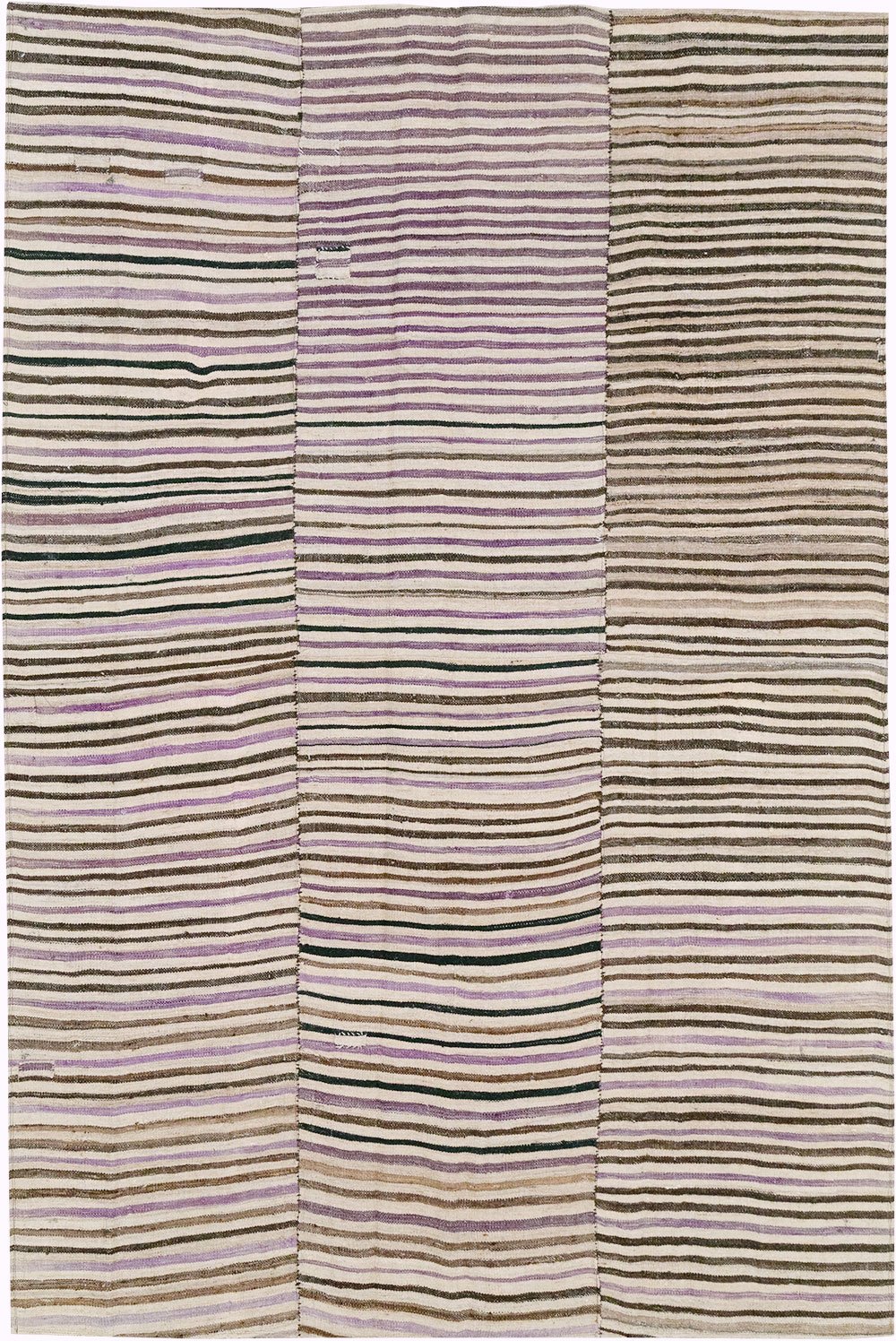 Vintage Persian Flatweave Kilim Accent Rug, No.28386 - Staging