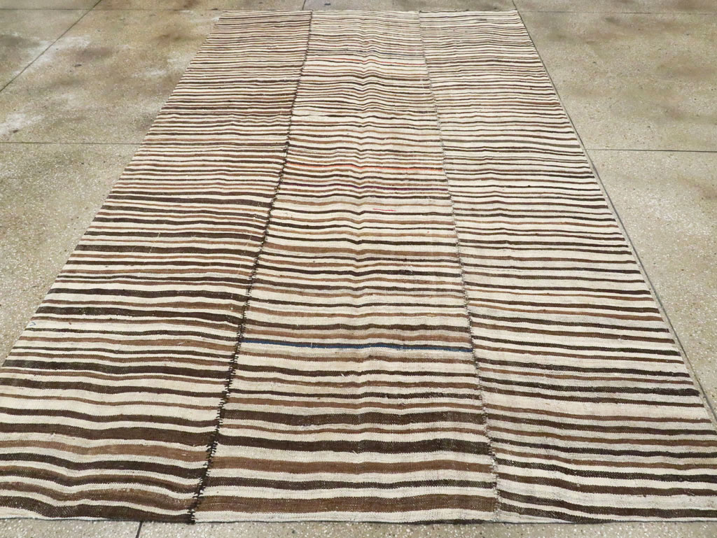 Vintage Persian Flatweave, No.28389 - Staging