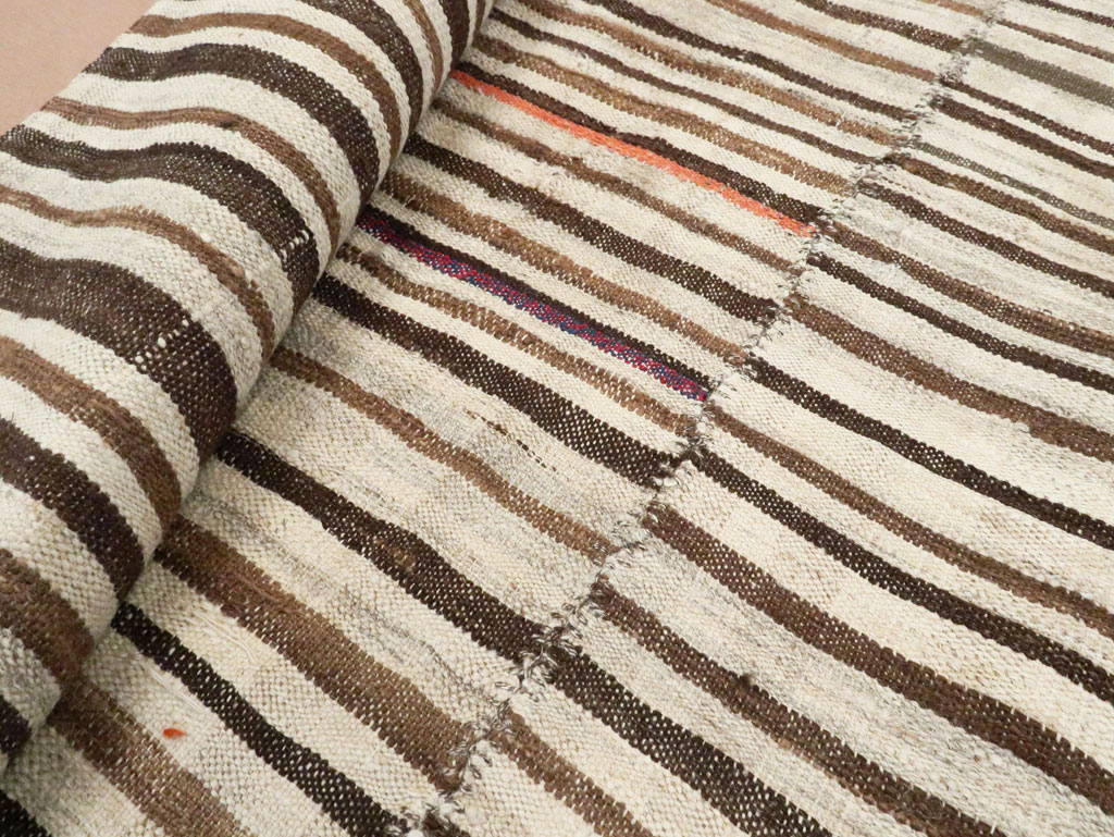 Vintage Persian Flatweave, No.28389 - Staging