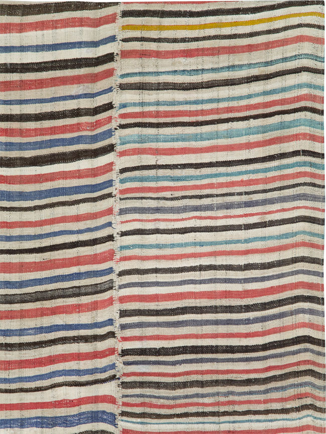 Vintage Persian Flatweave, No.28392 - Staging