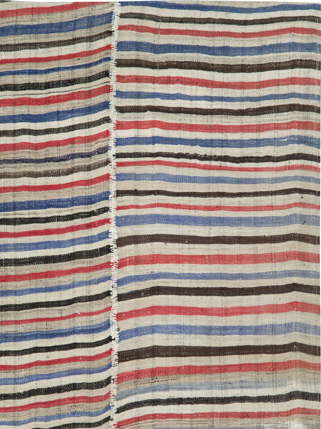 Vintage Persian Flatweave, No.28392 - Staging