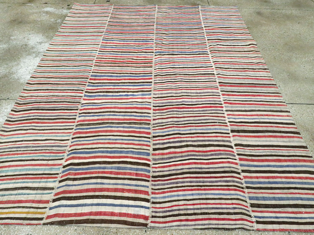 Vintage Persian Flatweave, No.28392 - Staging