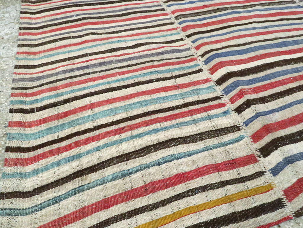 Vintage Persian Flatweave, No.28392 - Staging