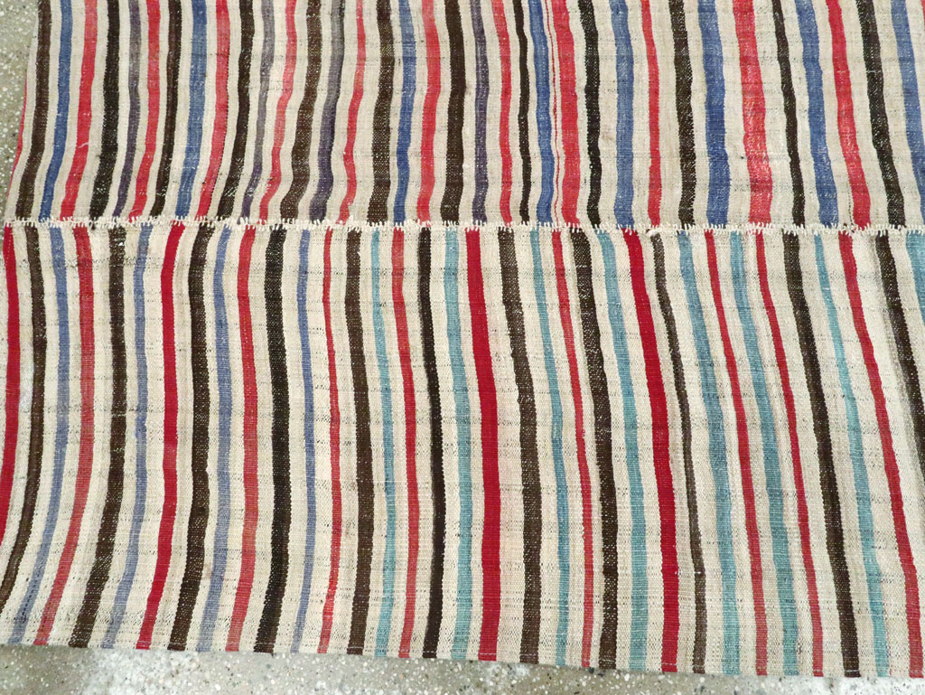 Vintage Persian Flatweave, No.28392 - Staging