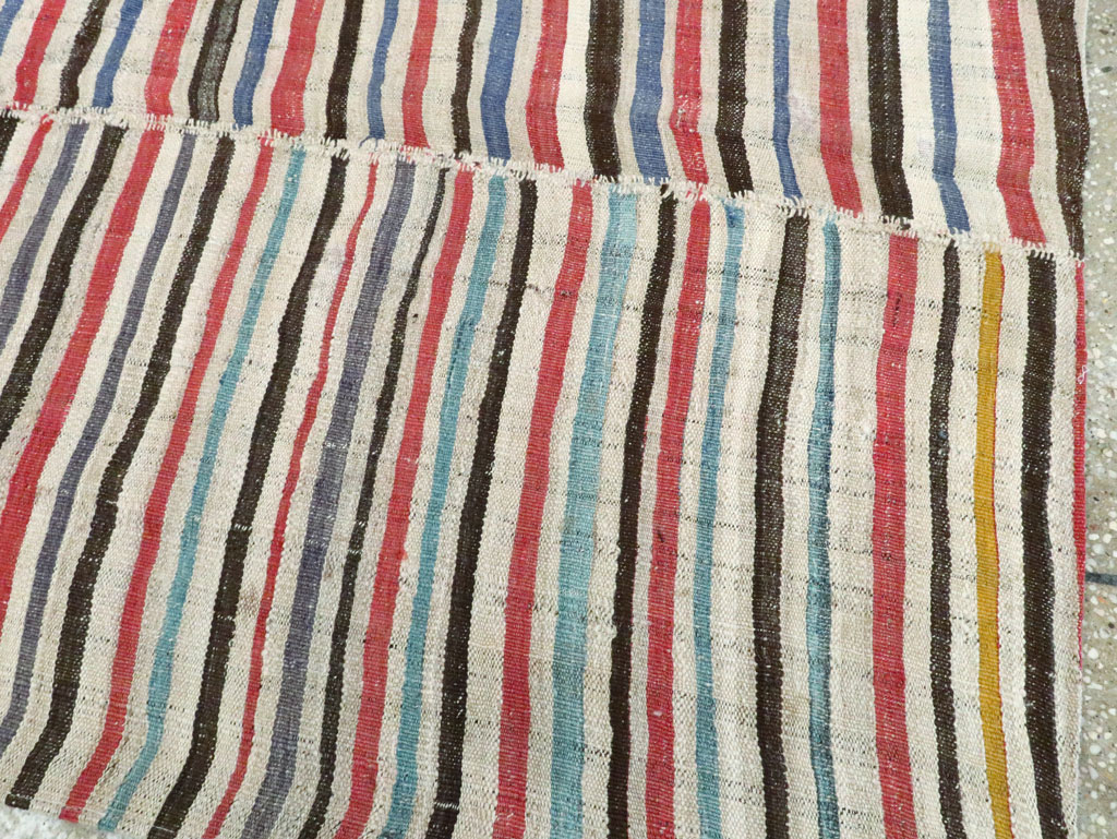 Vintage Persian Flatweave, No.28392 - Staging