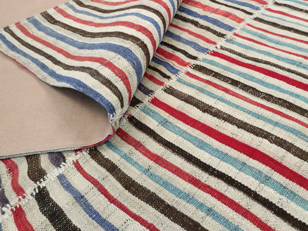 Vintage Persian Flatweave, No.28392 - Staging