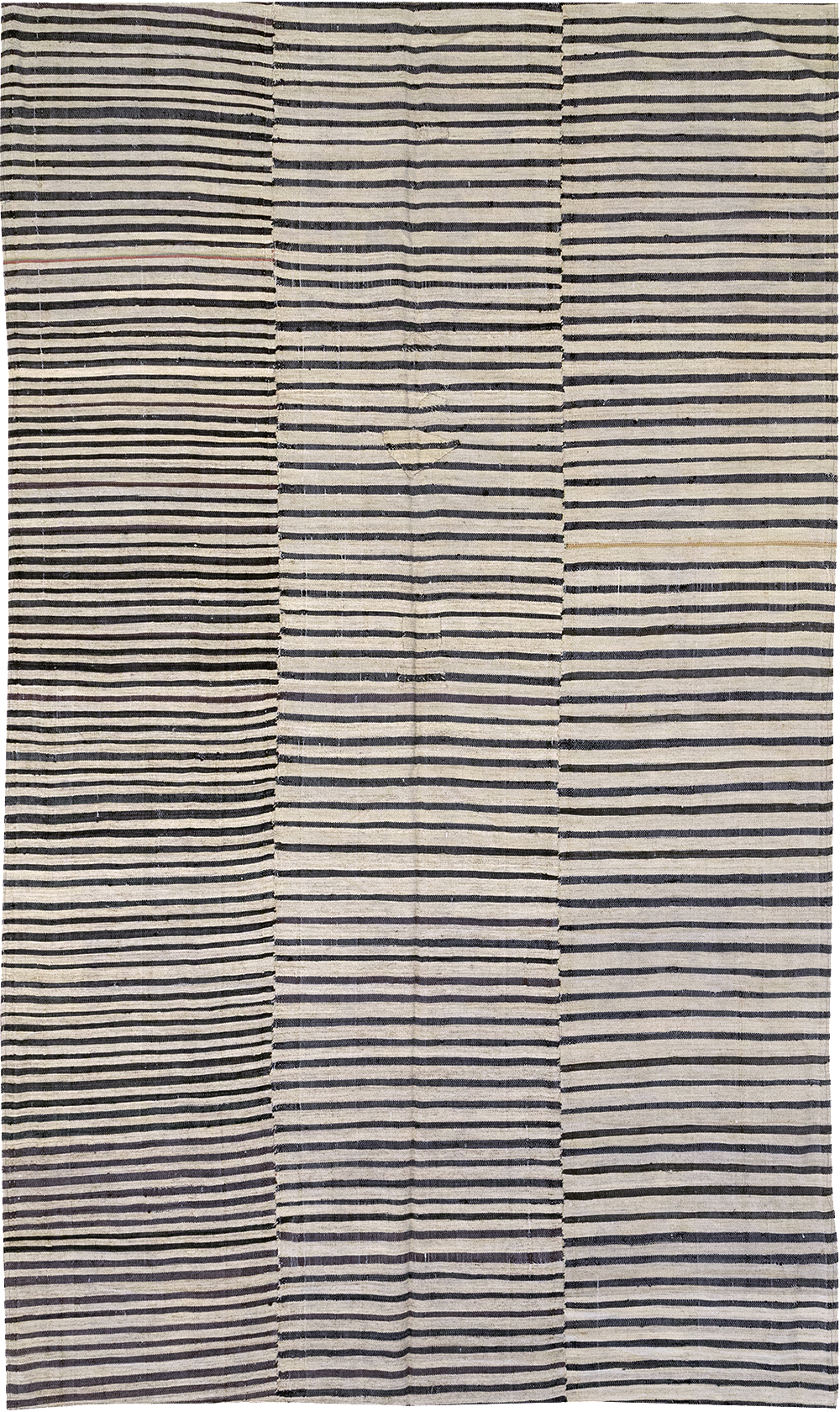 Vintage Persian Flatweave Kilim Gallery Carpet, No.28398 - Staging