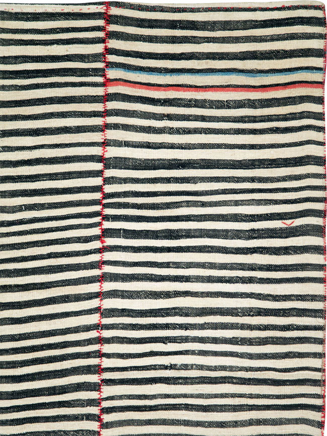 Vintage Persian Flatweave Kilim, No.28401 - Staging