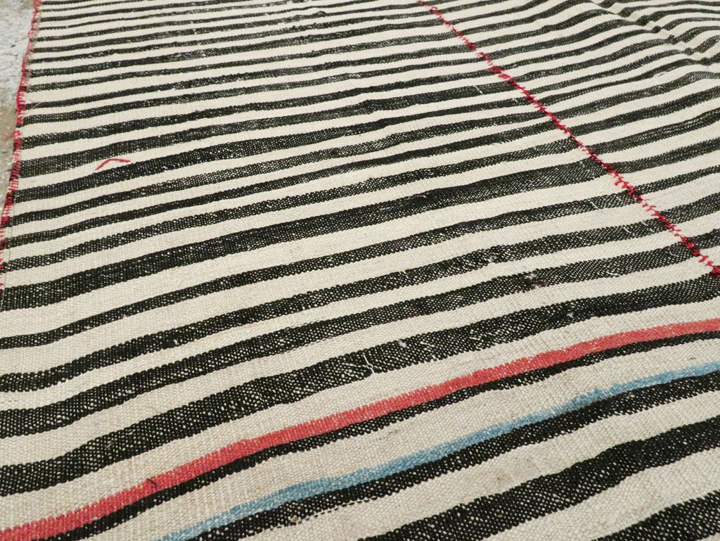 Vintage Persian Flatweave Kilim, No.28401 - Staging