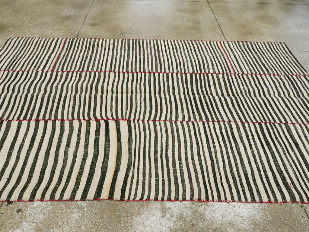 Vintage Persian Flatweave Kilim, No.28401 - Staging