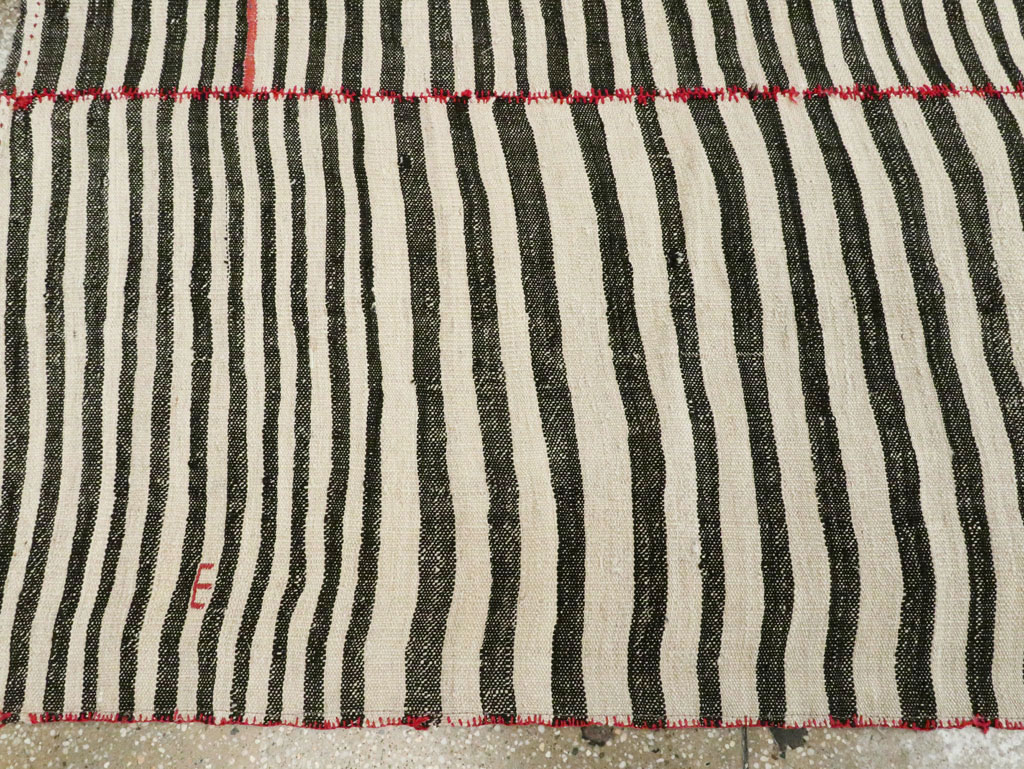 Vintage Persian Flatweave Kilim, No.28401 - Staging