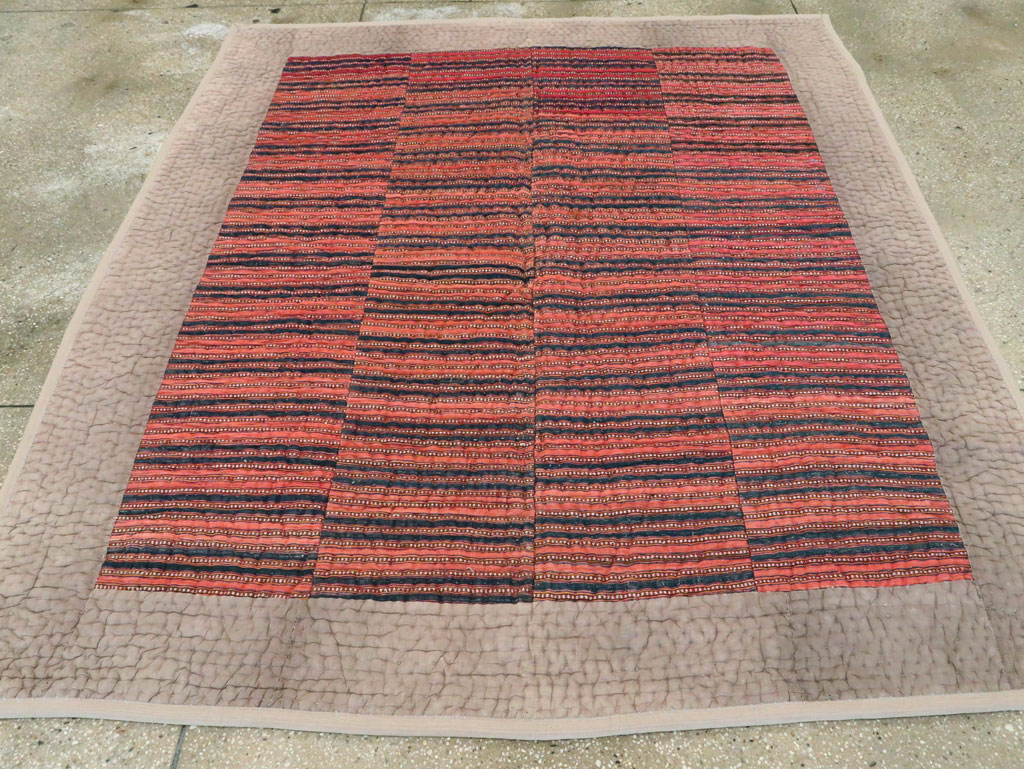 Vintage Persian Lahaf Blanket, No.28404 - Staging
