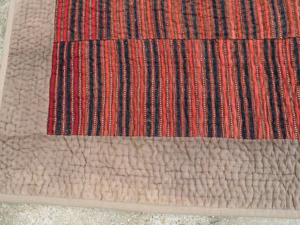 Vintage Persian Lahaf Blanket, No.28404 - Staging