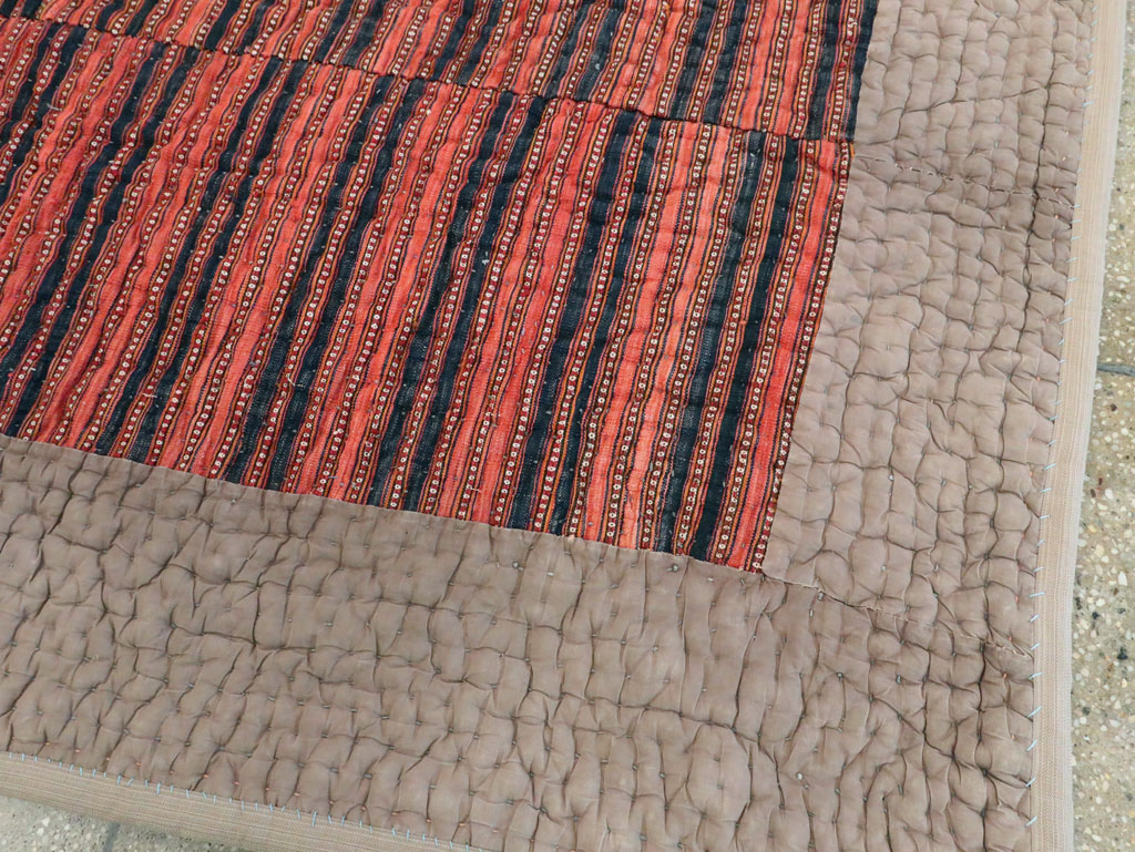 Vintage Persian Lahaf Blanket, No.28404 - Staging