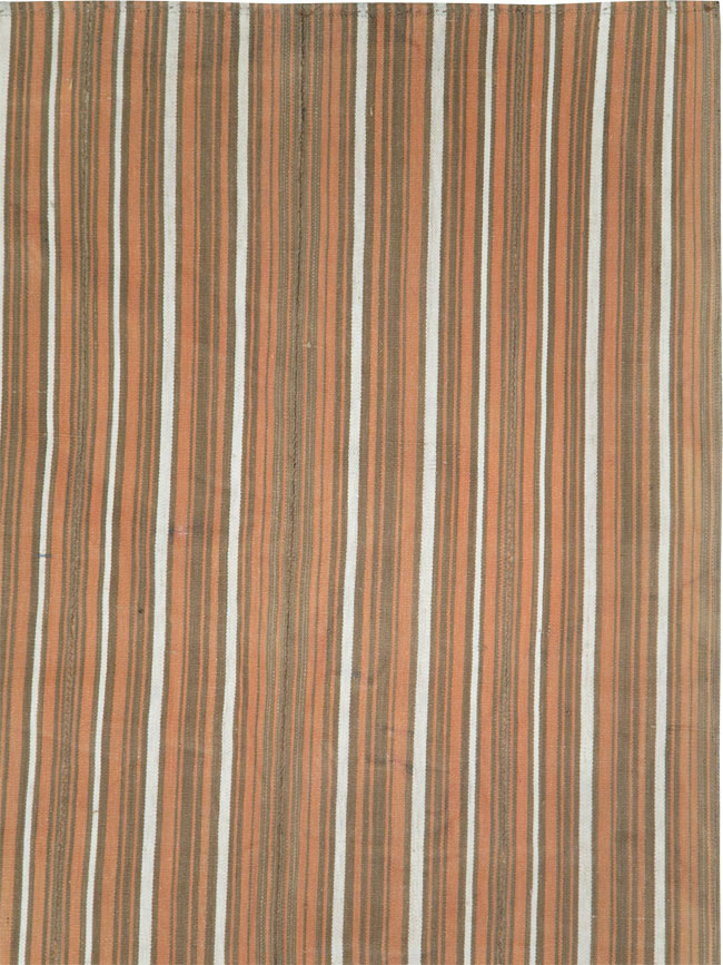 Vintage Persian Flatweave Kilim, No.28406 - Staging