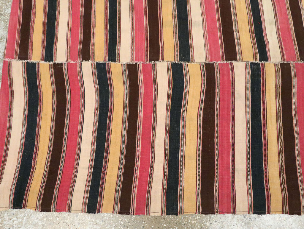 Vintage Persian Flatweave Kilim, No.28422 - Staging