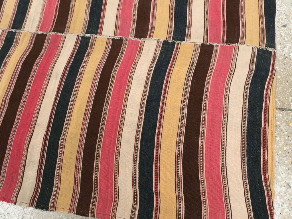 Vintage Persian Flatweave Kilim, No.28422 - Staging