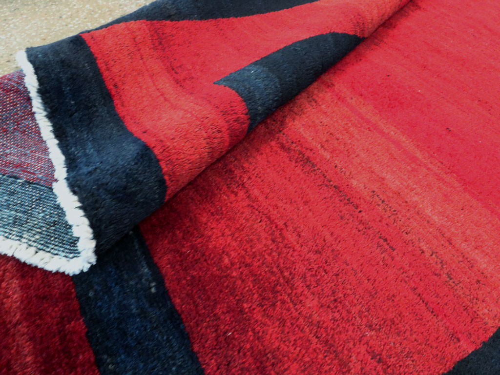 Vintage Persian Mahal Carpet, No.28423 - Staging