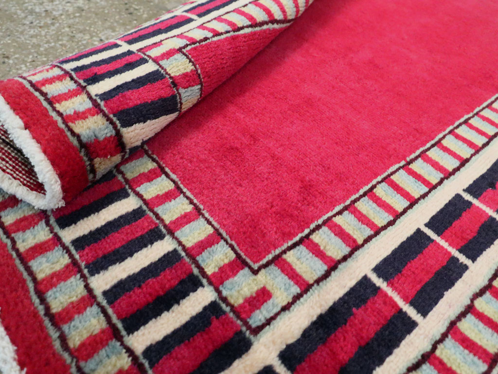 Vintage Persian Mashad Runner (Pair: 1 of 2), No.28424 - Staging